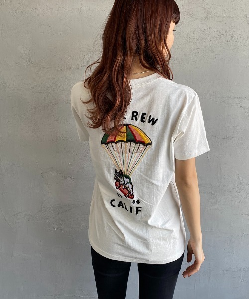 「The Endless Summer」 半袖Tシャツ M ネイビー レディース_画像4