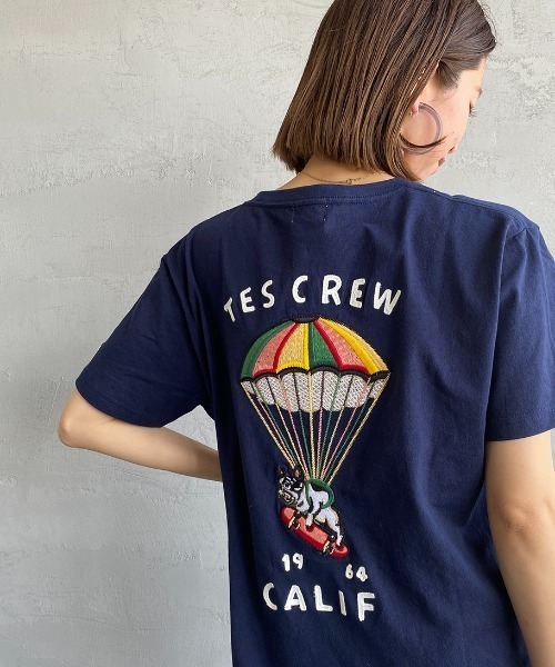 「The Endless Summer」 半袖Tシャツ M ネイビー レディース_画像6
