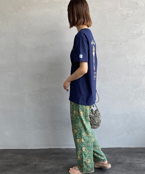 「The Endless Summer」 半袖Tシャツ M ネイビー レディース_画像9
