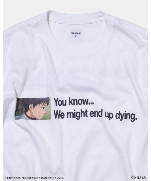 TANG TANG QUE SERA プリントTシャツ TANGTANG(タンタン) プリント 半袖Tシャツ コットンTシャツ ホワイト