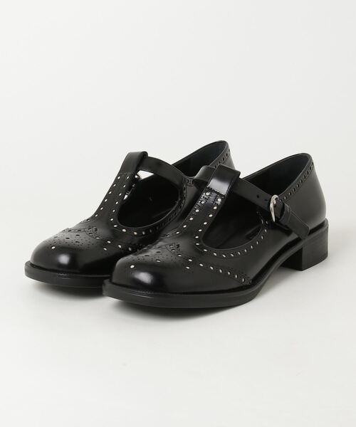 「miu miu」 シューズ 38 ブラック レディース