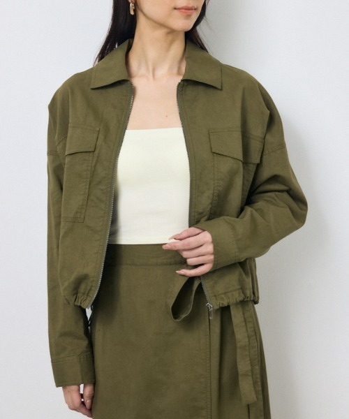 ブルゾンレディース AZUL BY MOUSSY（アズールバイマウジー） ブルゾン アウター ソフト