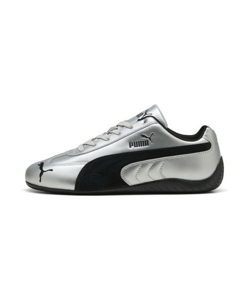 「PUMA」 ローカットスニーカー 26.5cm ブラック×ホワイト メンズの画像