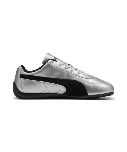 「PUMA」 ローカットスニーカー 26.5cm ブラック×ホワイト メンズの画像