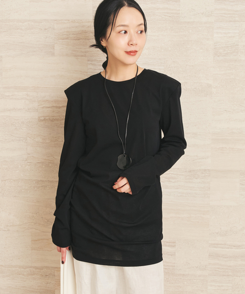 plage（プラージュ） tシャツ 「追加」SQUARE SHOULDER Tシャツ 2 
