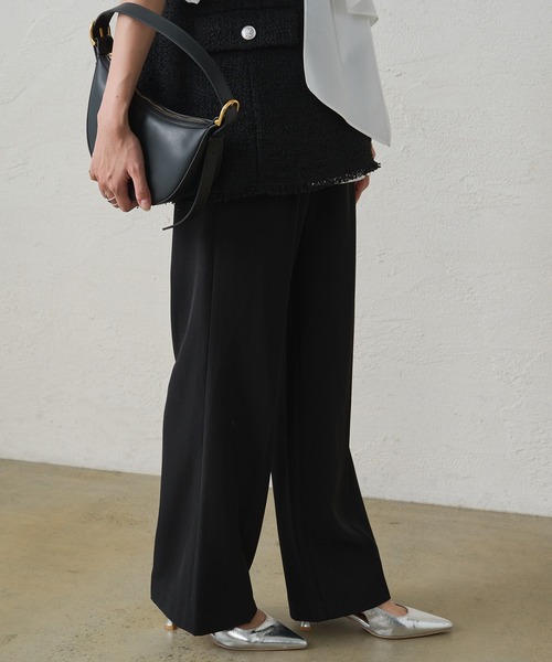「LOUNGEDRESS」 スラックス MEDIUM グレー レディース_画像9