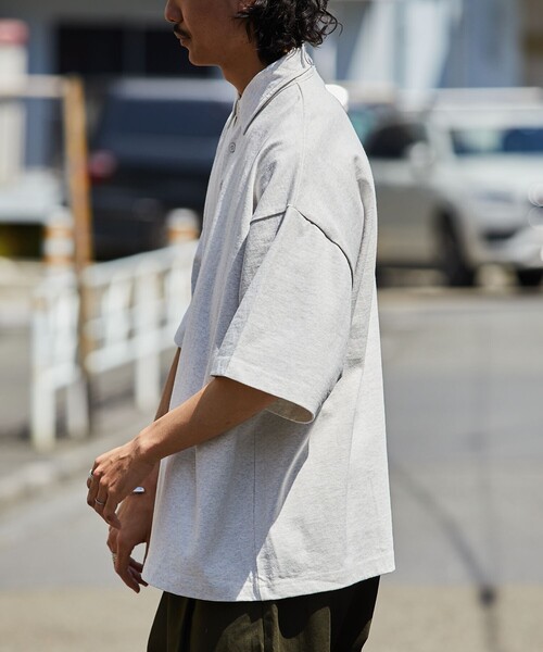 「FREAK'S STORE」 半袖ポロシャツ SMALL ホワイト メンズ_画像2