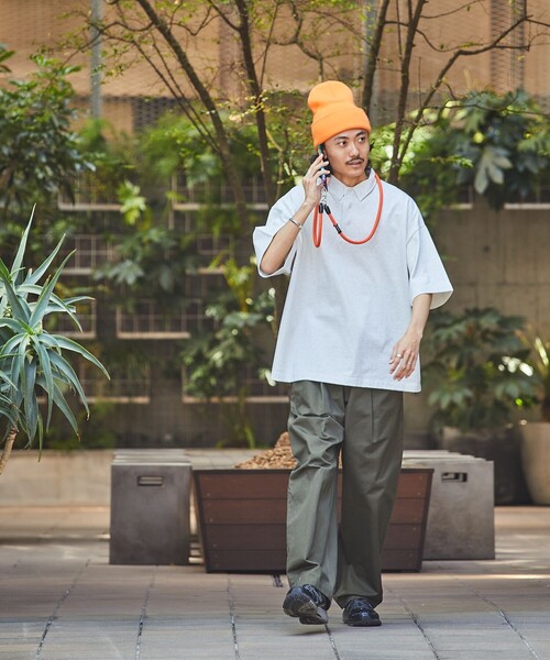 「FREAK'S STORE」 半袖ポロシャツ SMALL ホワイト メンズ_画像7