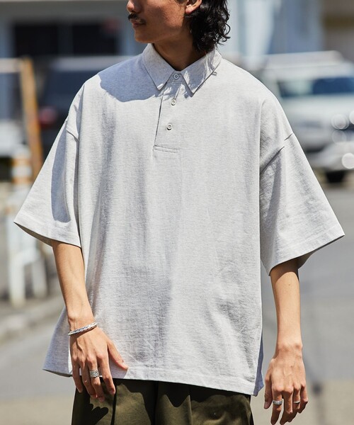 「FREAK'S STORE」 半袖ポロシャツ SMALL ホワイト メンズ_画像9