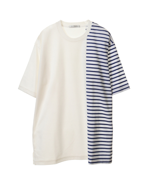 「MEN'S MELROSE」 半袖Tシャツ 4 ネイビー メンズ_画像2