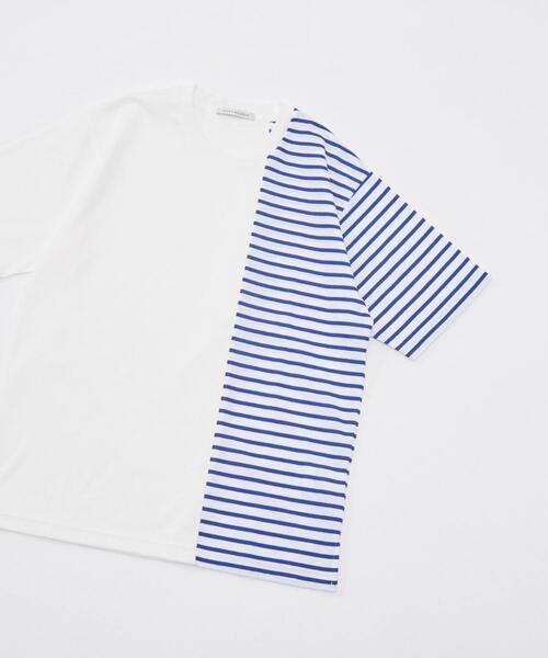 「MEN'S MELROSE」 半袖Tシャツ 4 ネイビー メンズ_画像8