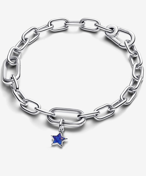 PANDORA（パンドラ） チャーム ブルー スター ミニ ダングル チャーム