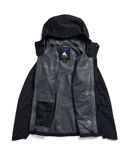 BURTON フード付きレディース　ブラックジャケット Mサイズ BURTON（バートン） コート アウター リザーブ 2.5L ジャケット
