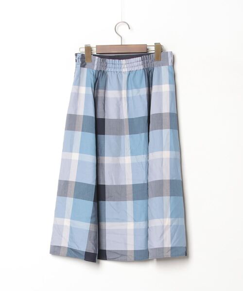 「BLUE LABEL CRESTBRIDGE」 フレアスカート 40 ブルー レディース_画像2