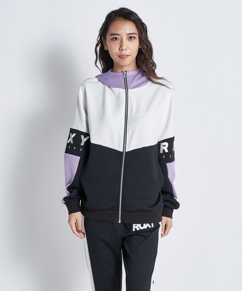 「ROXY」 ジップアップパーカー SMALL ブラック レディース_画像4