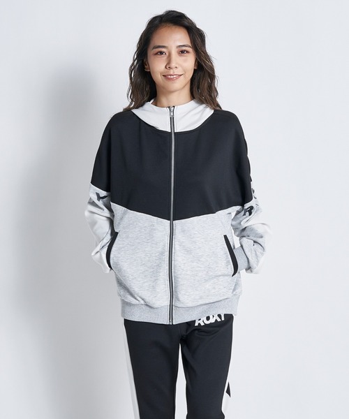 「ROXY」 ジップアップパーカー SMALL ブラック レディース_画像6