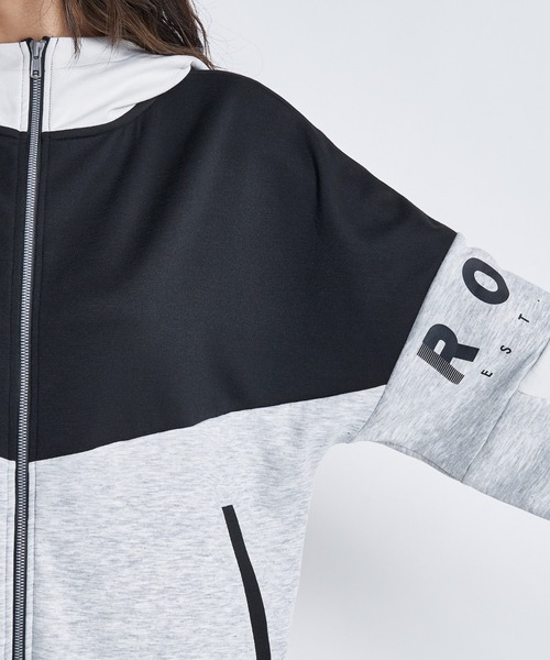 「ROXY」 ジップアップパーカー SMALL ブラック レディース_画像9