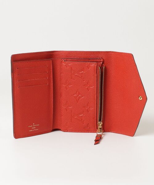 ギフト対応　ヴィトン財布　ポルトフォイユサラ　モノグラムアンプラント　バイカラー LOUIS VUITTON（ルイ・ヴィトン） モノグラム アンプラント