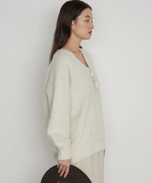 Loungedress（ラウンジドレス） ニット セーター FOXカシミヤVニット