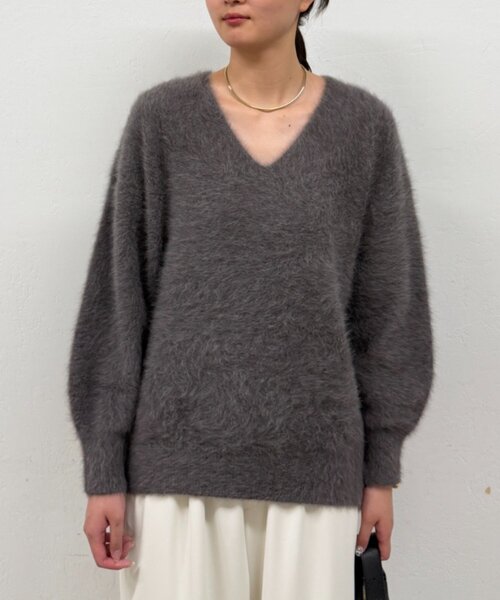 Loungedress（ラウンジドレス） ニット セーター FOXカシミヤVニット
