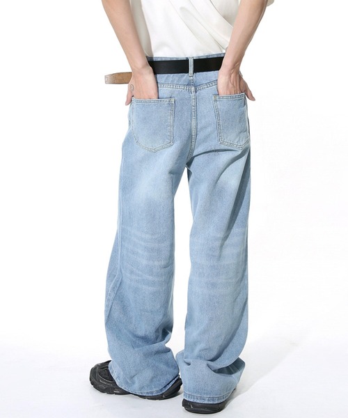 「WESTBOY」 デニムパンツ L ブルー メンズ_画像3