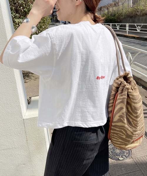 「FUNG」 半袖Tシャツ MEDIUM ホワイト レディース_画像9