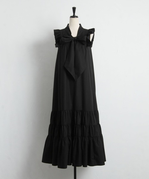 「tocco closet」 ノースリーブワンピース M グレー系その他 レディース_画像5