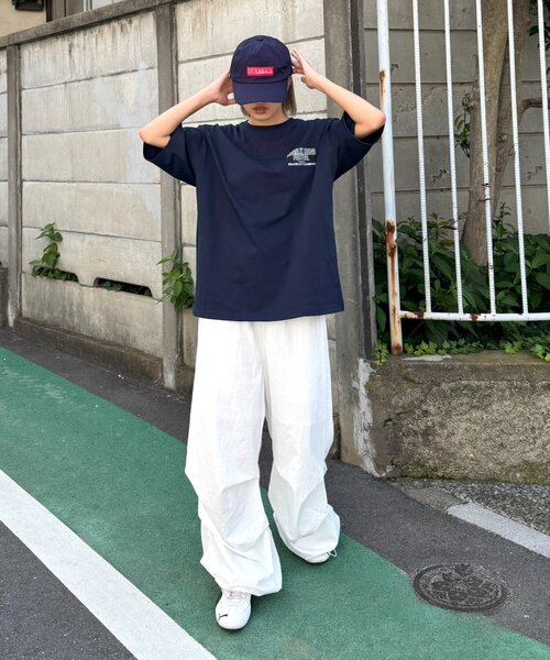 「Franklin Climbing」 半袖Tシャツ MEDIUM ネイビー メンズ_画像6
