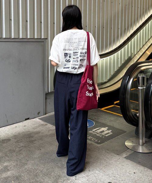 「Franklin Climbing」 半袖Tシャツ MEDIUM ネイビー メンズ_画像9
