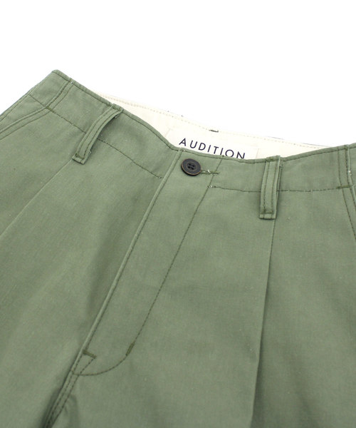 【2024】ハイク T/C ツイル アーミー チノパンツ センタープレス XL T／C TWILL ARMY CHINOS | HYKE (Women