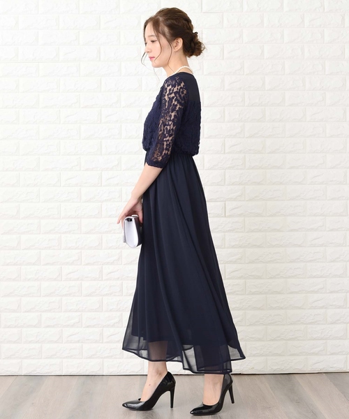 3点おまとめ！LACE LADIES 黒フォーマルワンピースドレス　Sサイズ 3点おまとめ！LACE LADIES 黒フォーマルワンピースドレス S