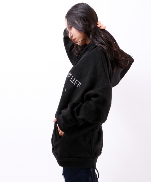 リピート プルオーバーパーカー Mサイズ ブラック LEMONed ONLINE SHOP