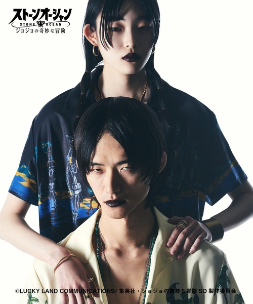 glamb（グラム） シャツ 半袖 F・F SH / F・Fシャツ「ジョジョの奇妙な