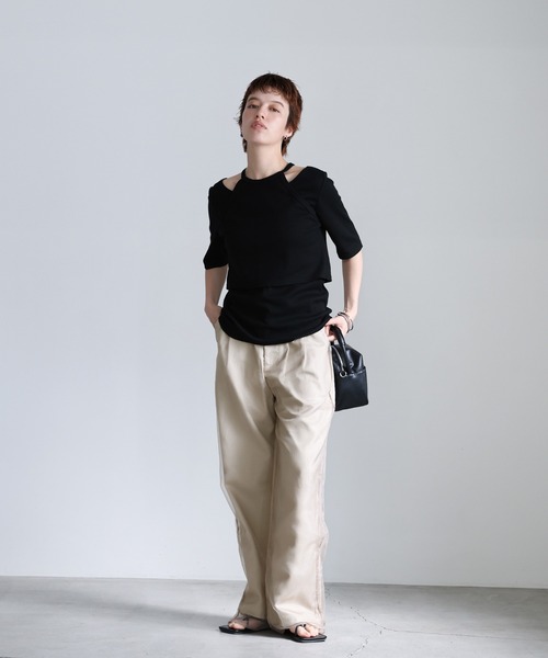 パンツ シースルーレイヤードパンツ レディース : ZOZOTOWN
