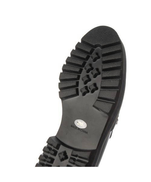 Mode et Jacomo（モードエジャコモ） ローファー 厚底ビジューバックル