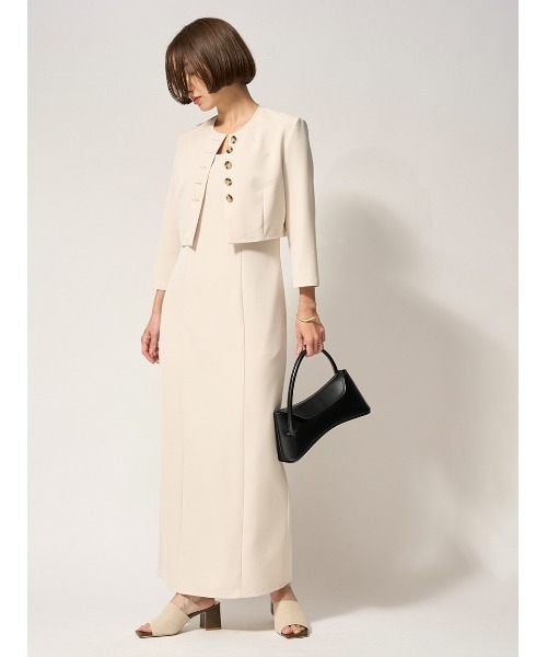 ワンピース ダブルクロスストレートキャミワンピース FRAY