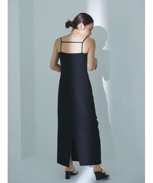 ワンピース ダブルクロスストレートキャミワンピース FRAY