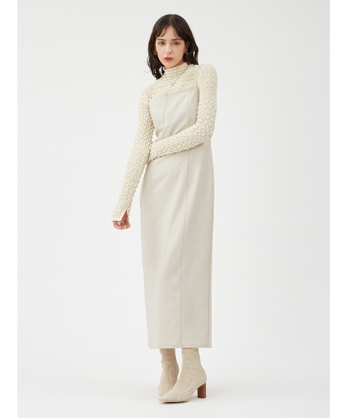 ワンピース ダブルクロスストレートキャミワンピース FRAY