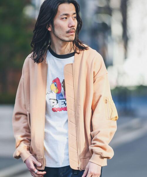 URBAN RESEARCH Sonny Label ma1 ma-1 裏毛スウェットMA-1ブルゾン