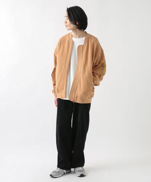 URBAN RESEARCH Sonny Label ma1 ma-1 裏毛スウェットMA-1ブルゾン