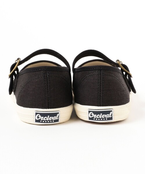 【新品未使用】Orcival ストラップ付き黒シューズ ORCIVAL 最大37%☆8/24まで セール30%OFF オーシバル シューズ