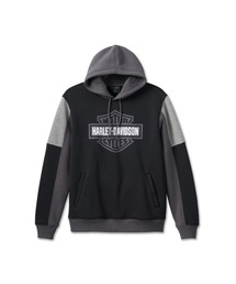 Harley Davidson レザージャケット パーカー レディースL メンズ Harley Davidson（ハーレー・ダビッドソン） パーカー レーシングBar