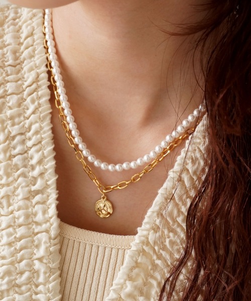 【AMY O】Stella ２連 ネックレス セット 2色 AMY O】Stella 2連 ネックレス セット 2色