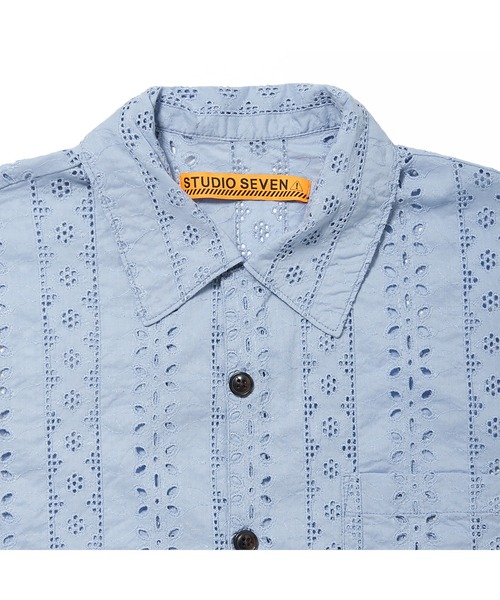 tシャツ Cotton Lace SS Shirt「STUDIOSEVEN/スタジオセブン」 レディース メンズ STUDIO SEVEN tシャツ Cotton Lace SS Shirt「STUDIOSEVEN