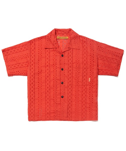 tシャツ Cotton Lace SS Shirt「STUDIOSEVEN/スタジオセブン」 レディース メンズ STUDIO SEVEN tシャツ Cotton Lace SS Shirt「STUDIOSEVEN