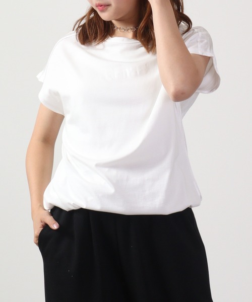 tシャツ DIMENSIONE danza フレンチスリーブデザイントップス レディース