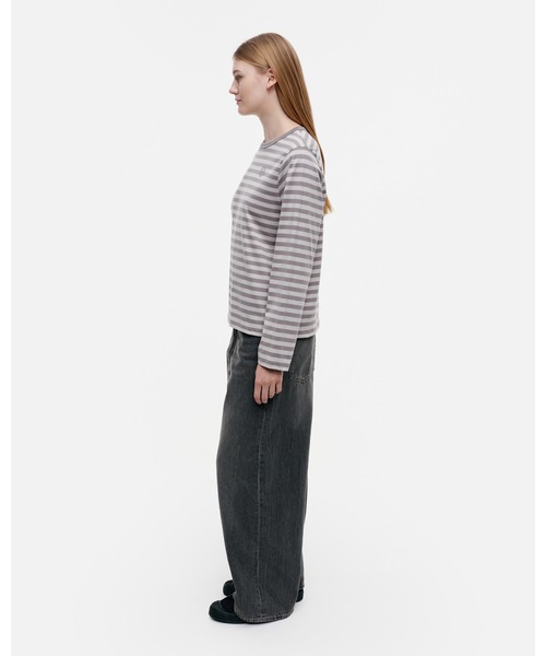 marimekko（マリメッコ） tシャツ 「kioski」Tasaraita / Relaxed Long