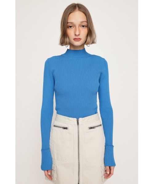 SLY スライ　ニット　タートルネック　カラーニット　トップス SLY ニット セーター MULTIPLE COLOR H/N TOPS マルティプル