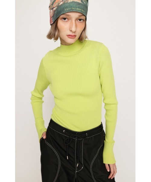 SLY スライ　ニット　タートルネック　カラーニット　トップス SLY ニット セーター MULTIPLE COLOR H/N TOPS マルティプル