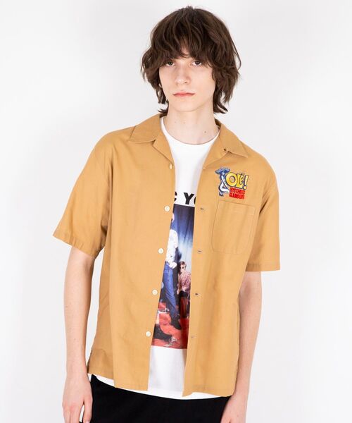 HYSTERIC GLAMOUR ヒステリックグラマー オープンカラーシャツ 【公式